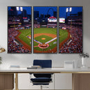 St. Louis Cardinals Baseball Team Print - Busch Stadium Wall