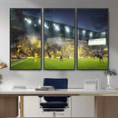 Columbus Crew Stadium Match Triple Canvas Wall Art - Dynamic