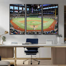 Texas Rangers Baseball Team Print - Arlington Globe Life