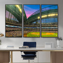 Milwaukee Brewers Baseball Team Print Canvas- American