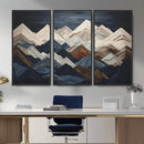 Mountain Wall Art – Modern Abstract Landscape Canvas Print