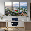 Old Trafford Manchester United Stadium Wall Art Canvas Print