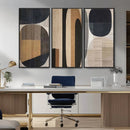 Wabi Sabi Canvas Print - Geometric Abstract Wall Art Canvas