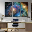 Spiral Galaxy Wall Art Canvas Print