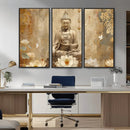 Buddha Wall Art Canvas Print, Buddha Meditation Room Decor,
