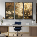 Zen Buddha Wall Art Canvas Print | Peaceful Meditation Decor