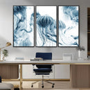 Abstract Jellyfish Canvas Print Wall Art