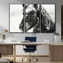 Framed Black and White Horse Wall Art | Ready to Hang and by MyGreatCanvas | Canvas Wall Art Prints | Photo Prints & Wall Decor