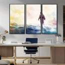 Watercolor Jesus Walking on Water Canvas Print, Christian by MyGreatCanvas | Canvas Wall Art Prints | Photo Prints & Wall Decor
