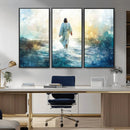 Watercolor Jesus Walking on Water Canvas Print, Christian by MyGreatCanvas | Canvas Wall Art Prints | Photo Prints & Wall Decor