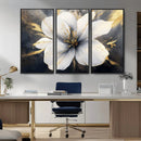 White Flower Wall Art Canvas Print | Ready to Hang |