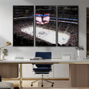 Rogers Place Edmonton Oilers Ice Hockey Stadium Wall Art,