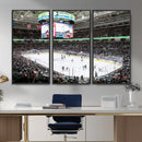 Sharks Arena Blackhawks Sharks Ice Hockey Stadium Wall Art