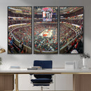 United Center Chicago Bulls Stadium Wall Art Canvas Print
