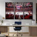 Carolina Hurricanes Ice Hockey Stadium Wall Art, Carolina