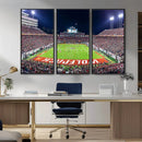 NC State Wolfpack Canvas Print - Raleigh Carter-Finley