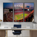 NC State Wolfpack Football Team Print - Raleigh