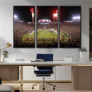Framed Florida State Seminoles Football Team Print -