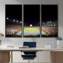 SMU Mustangs Football Team Print - Dallas Gerald J. Ford