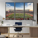 Framed Houston Cougars Football Team Print - Houston TDECU by MyGreatCanvas | Canvas Wall Art Prints | Photo Prints & Wall Decor