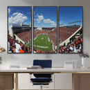 Virginia Tech Hokies Football Team Print - Blacksburg Lane