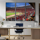 Wisconsin Badgers Football Team Print - Madison Camp Randall by MyGreatCanvas | Canvas Wall Art Prints | Photo Prints & Wall Decor