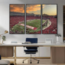 Camp Randall Stadium Wisconsin Badgers Large Wall Art Canvas