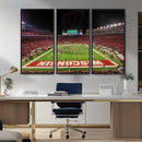 Wisconsin Badgers Football Team Print Canvas- Madison Camp