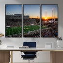 Demon Deacons Football Team Print Canvas- Winston-Salem