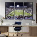 Brigham Young University Cougars Football Print Canvas -