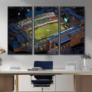University of North Texas Mean Green Football Artwork,