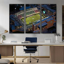 University of North Texas Mean Green Football Artwork,