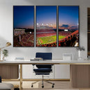 Wolfpack Football Team Wall Art Print - Raleigh