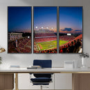 Wolfpack Football Team Wall Art Print - Raleigh