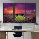 East Carolina University Pirates Football Print Canvas-
