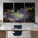 Duke University Blue Devils Football Print Canvas - Durham