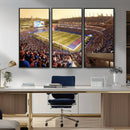 University of Kansas Jayhawks Football Team Print - Lawrence by MyGreatCanvas | Canvas Wall Art Prints | Photo Prints & Wall Decor