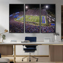 University of Kansas Jayhawks Football Team Print - Lawrence by MyGreatCanvas | Canvas Wall Art Prints | Photo Prints & Wall Decor