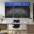 University of Michigan Wolverines Football Team Print - Ann by MyGreatCanvas | Canvas Wall Art Prints | Photo Prints & Wall Decor