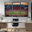 Framed Arizona Wildcats Football Team Print - Tucson Arizona by MyGreatCanvas | Canvas Wall Art Prints | Photo Prints & Wall Decor