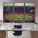 Arizona Wildcats Football Team Print - Tucson Arizona