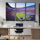 Buffalo Bills Football Team Print Canvas - Buffalo Highmark by MyGreatCanvas | Canvas Wall Art Prints | Photo Prints & Wall Decor