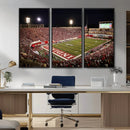 Indiana University Hoosiers Football Team Print Canvas - by MyGreatCanvas | Canvas Wall Art Prints | Photo Prints & Wall Decor