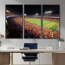 Iowa State University Cyclones Canvas Print, Football Team