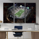 Michigan State Spartans Football Team Print - East Lansing