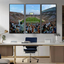 Michigan State Spartans Football Team Art Print - East