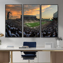 Michigan State Spartans Football Team Print - East Lansing