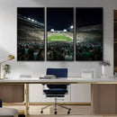 Framed Michigan State Spartans Football Team Print - East