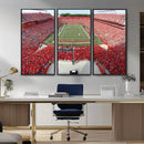 Rutgers Scarlet Knights Football Team Print - Piscataway SHI by MyGreatCanvas | Canvas Wall Art Prints | Photo Prints & Wall Decor