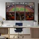 Syracuse University Orange Football Canvas Print, Football